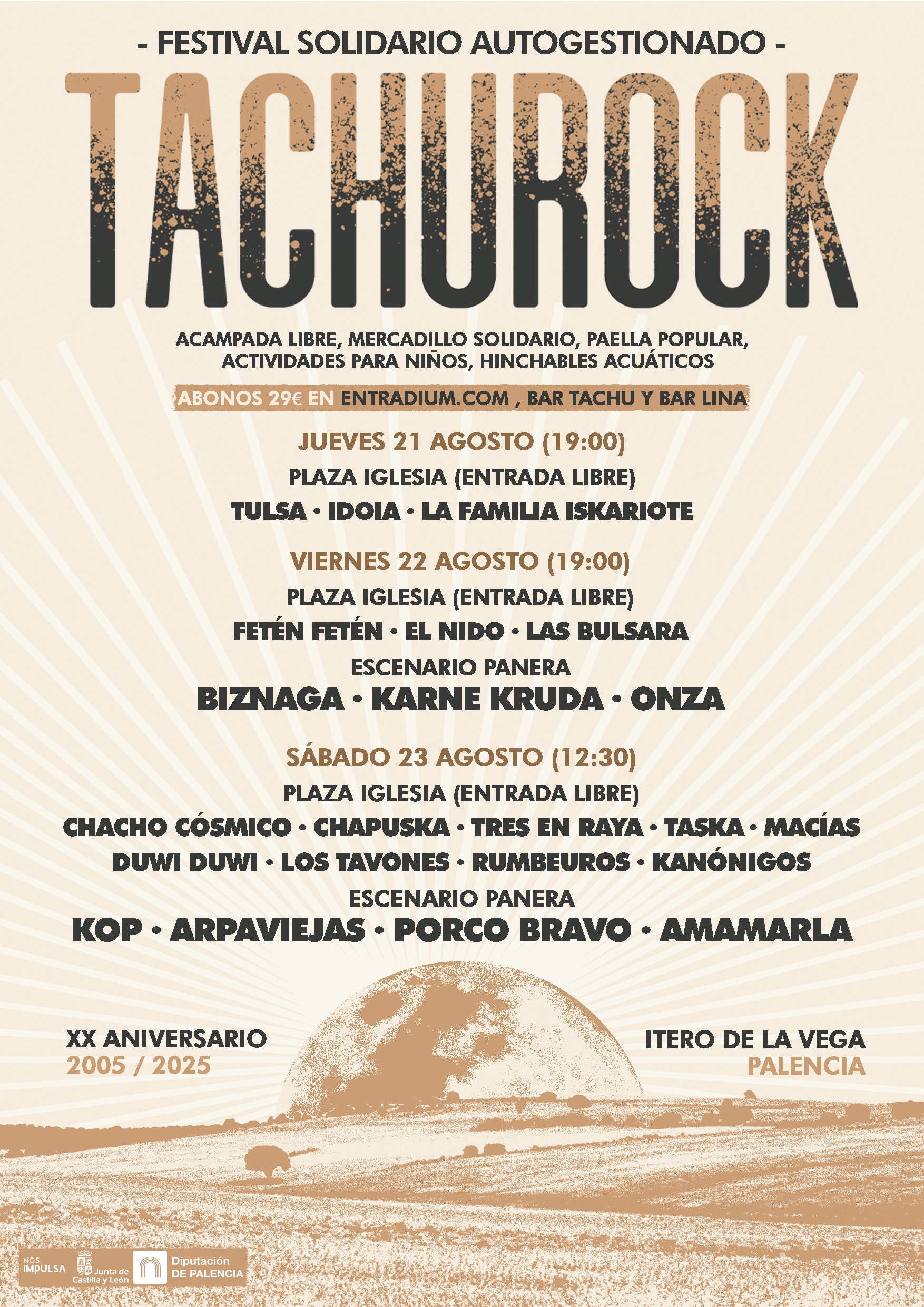 TachuRock 2025 XX Aniversario